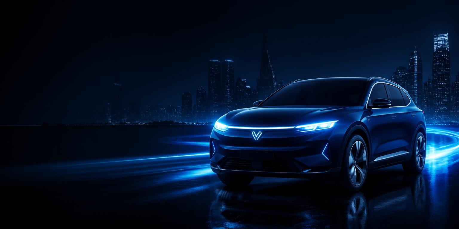 SUV elétrico HAVAL representando a frota de investimento da plataforma